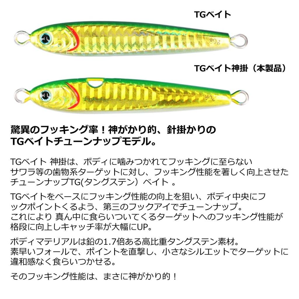 Daiwa Tungsten Jig TG Bait Kamikake 100g PH Akakin