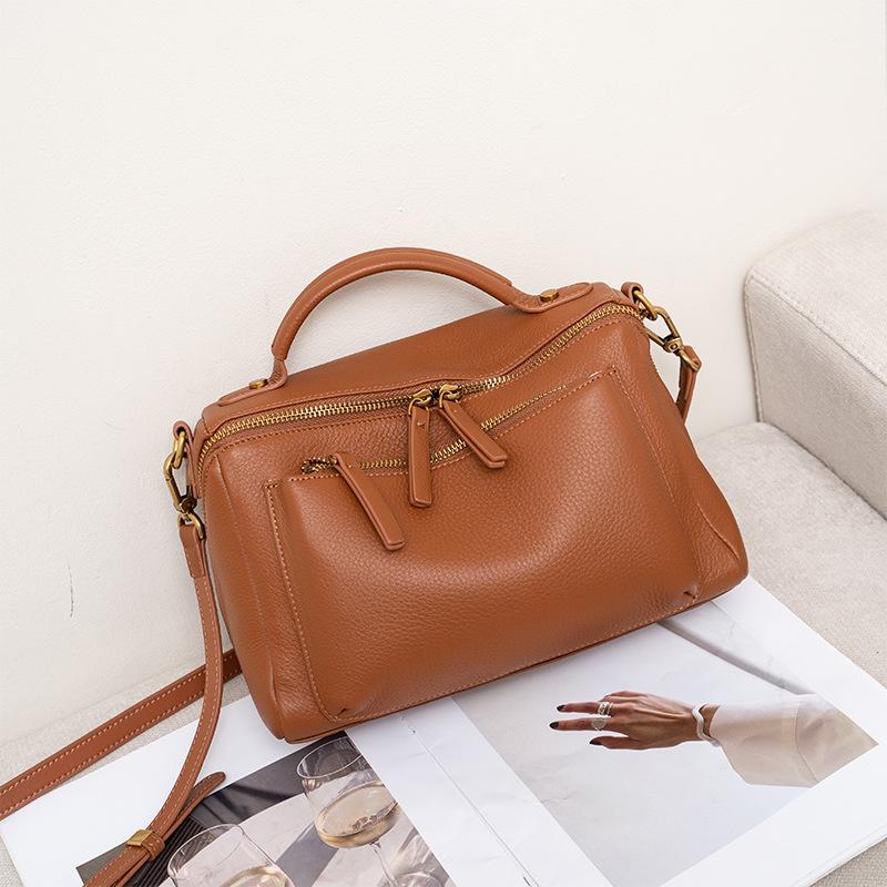 Nowa oryginalna skórzana torba damska Modna i uniwersalna torebka Wysokiej jakości torba na ramię