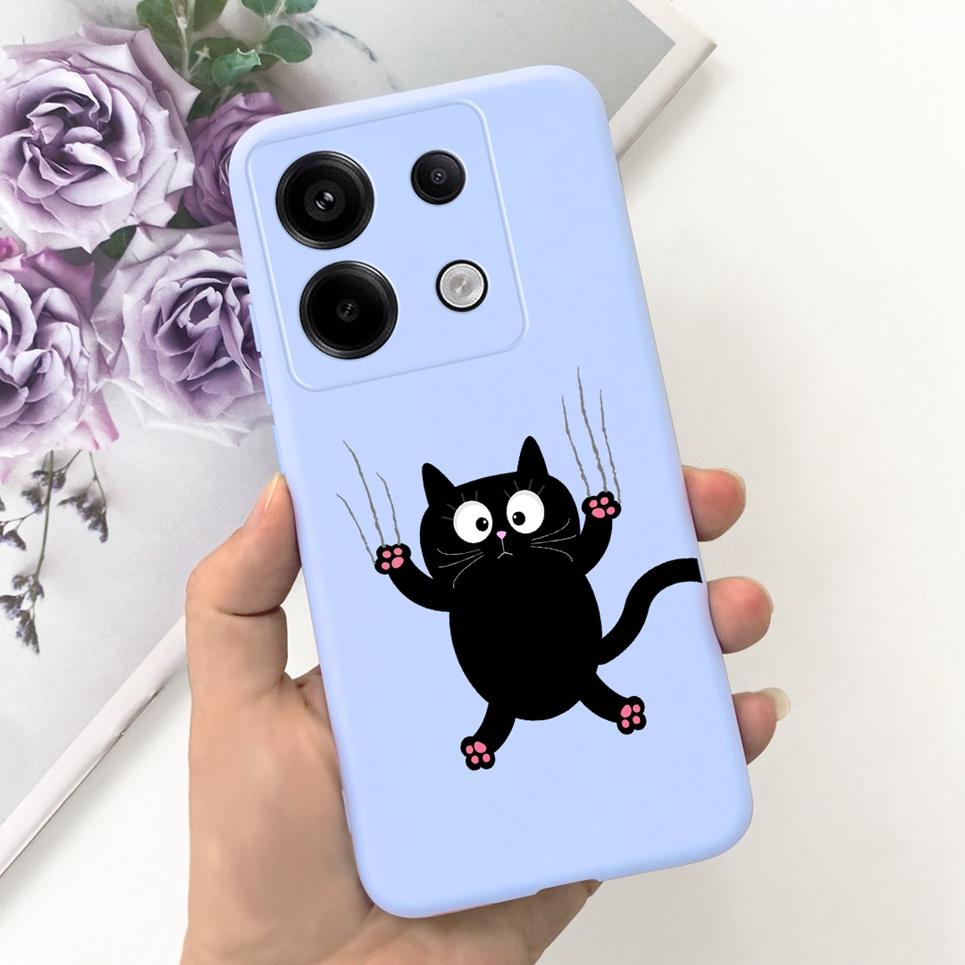 For Xiaomi Poco X6 Pro 5G Phone Case Xiaomi Poco M6 Pro 4G Back Cover Cartoon Cool Style Child's Coque Funda Soft Silicone TPU
