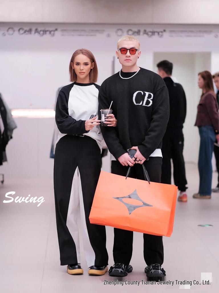 Neuer Cole Buxton Street Style Buchstaben-Slogan Unisex Strickpullover