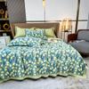Edredón de Hielo de Seda de Verano Ropa de Cama Ligera de Satén Lavado Manta de Aire Acondicionado Tamaño Individual Queen