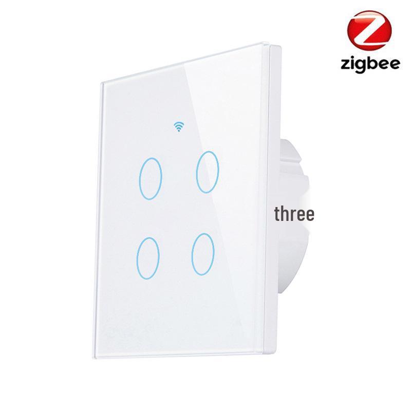 European Standard Zigbee Smart Touch Switch: Live/Neutral or Single Live Wire, App Controlled