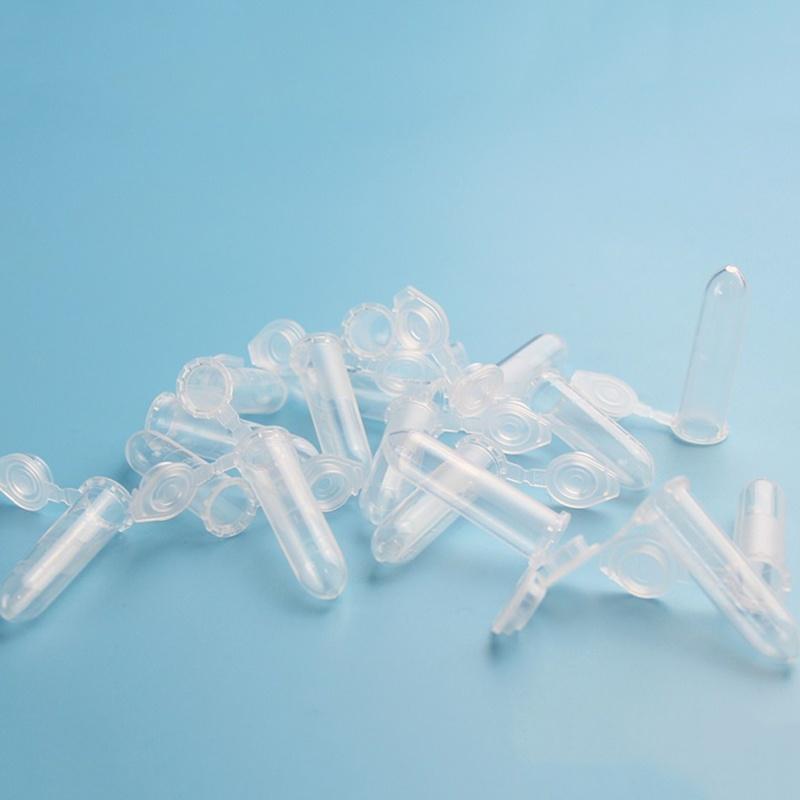 Plastic Test Tubes 5ml Centrifuge Tubes Round Bottom 100pcs