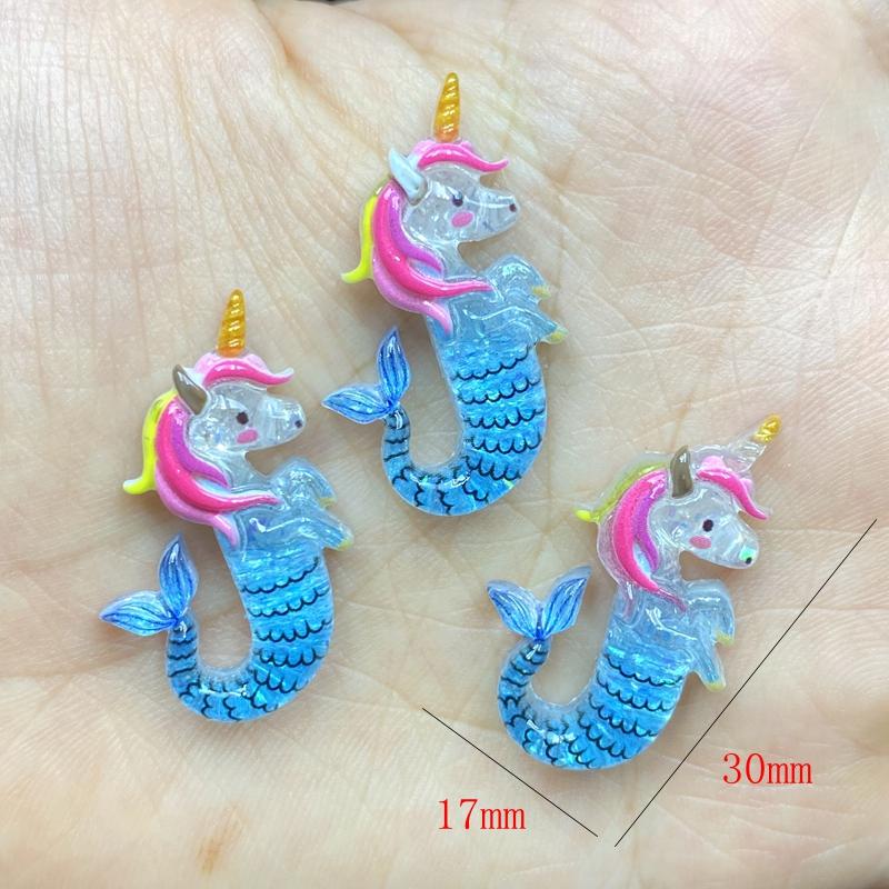12pcs Unique Mixed Shiny Unicorn / Candy Flat Back Figurine DIY Wedding Scrapbook Decor Home Craft C01