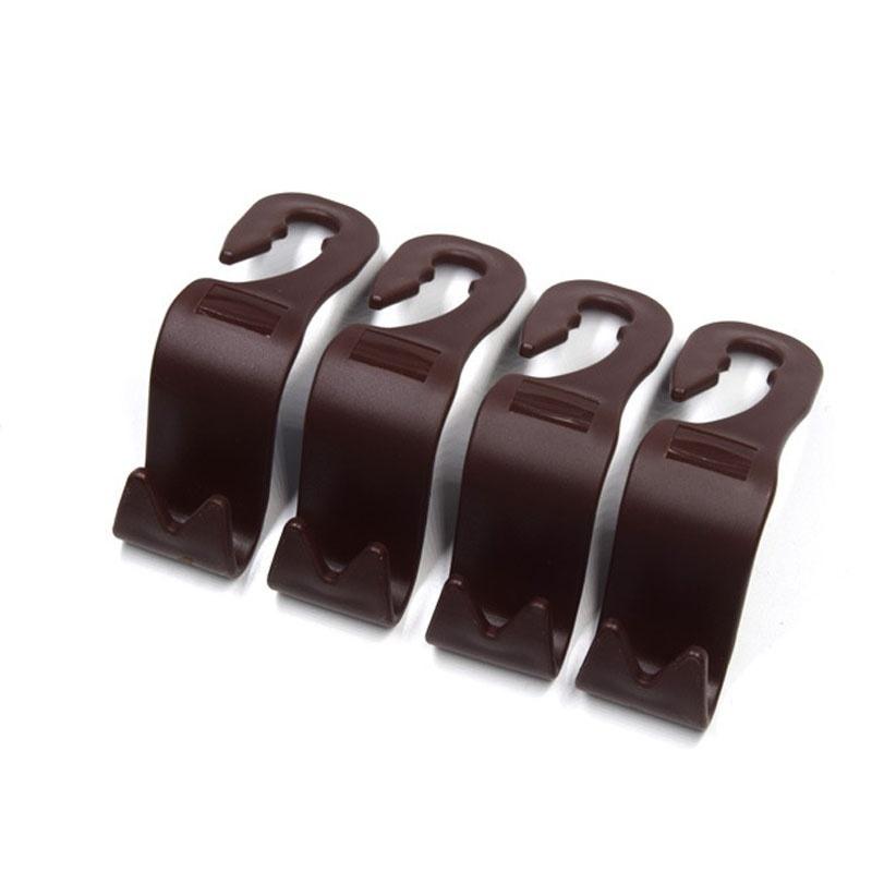 4 buc. cârlig universal pentru tetieră pentru mașină, suport pentru umeraș pentru spate, organizator de vehicul pentru genți de mână, posete, haine