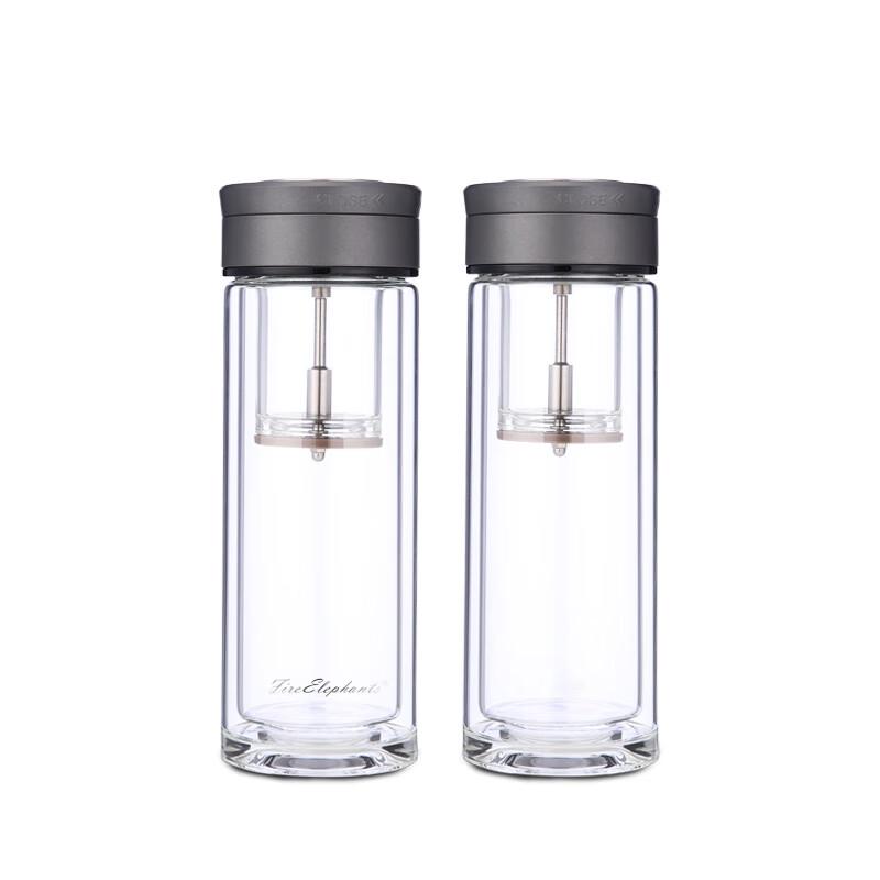 Huoxiang Double-Layer Glass Tea Infuser Cup