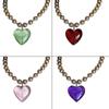 Hyperbole Bead Chain Choker Necklace Women Girl Hip Hop Clavicle Chain Jewelry