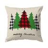 Christmas Tree Pillowcase Bedroom Sofa Cushion Cover 100% Polyester Living Room Soft Cushion Pillowcase Home Decor
