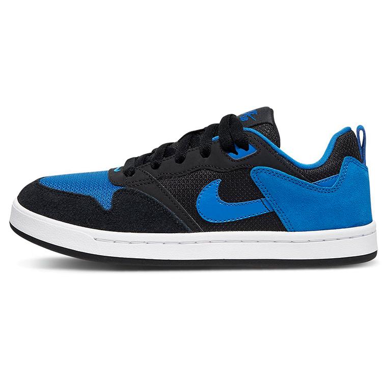 

New Nike SB Alleyoop Cushioned Slip Resistant Low Top Kids Skateboarding Shoes Black Blue Teenagers CJ0883-004 36.5