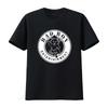 Bad Boy Entertainment Logo T-Shirt Kräftiges Schwarz-Weiß-Design für Trendige Streetwear Vintage Gewaschen Atmungsaktiv Weich