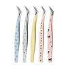 Cute Cartoon Stainless Steel Tweezers for Kid Girls Journaling Decal Tweezers DIY Craft Tweezers for Sticker Scrapbooking