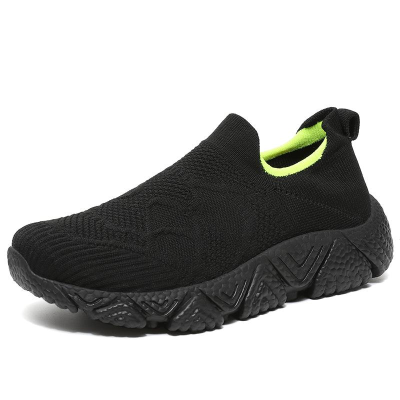 Breathable one-pedal breathable sneakers socks shoes light and comfortable rebound walking shoes commute running