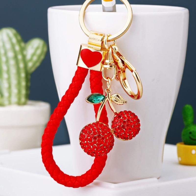 Creative Bling Rhinestone Watermelon Fine Workmanship Portable Bag Pendant Fashion Jewelry Decor Gift For Friends Bag Charm