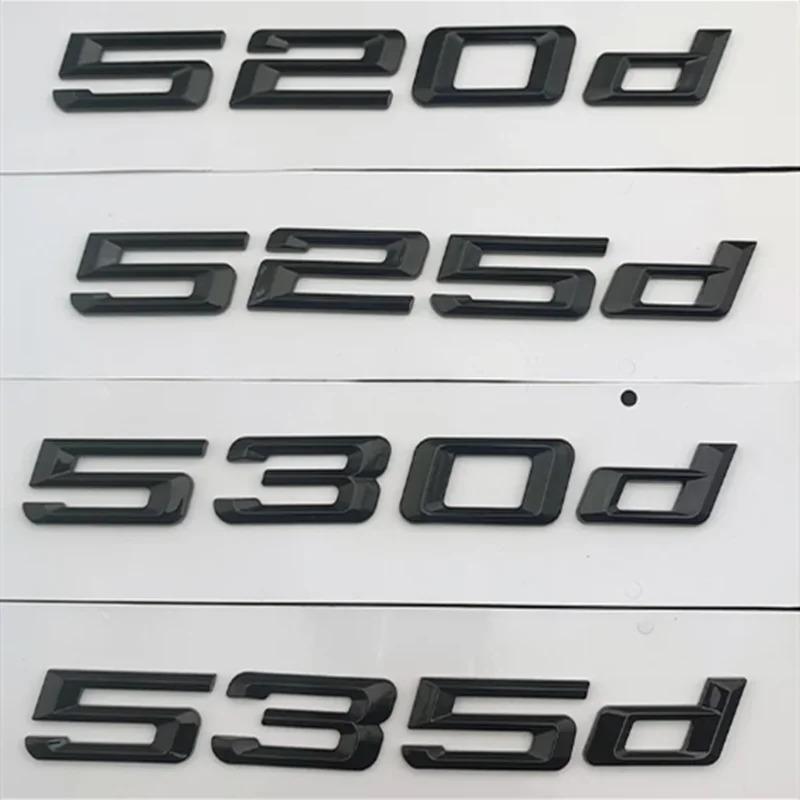 3D ABS For BMW E39 F10 E60 F11 530d 520d 520i 535d 535i 540i 525d 530i Emblem Letters Sticker Car Trunk Badge Accessories SK0