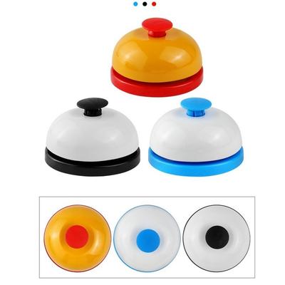 Portable Metal Hand Bell Delicate Durable Hand Clapping Bell Hand Pressing Service Bell Table Game Accessories