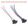 Type-C 2Pin 4Pin Welding Wire Female Waterproof Female Socket Rubber Ring High Current Fast Charging Port