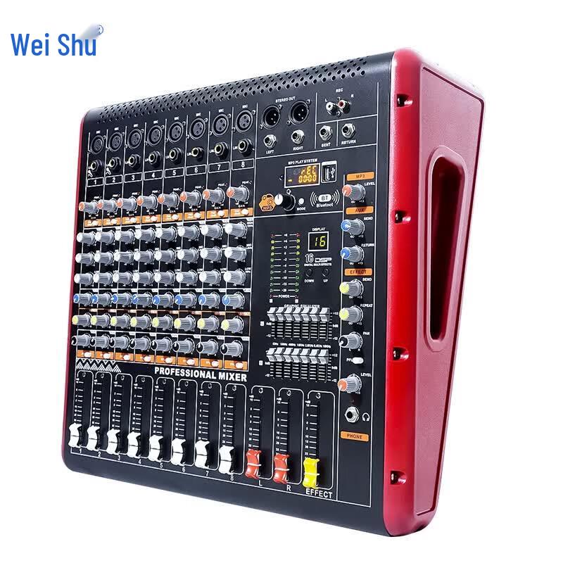 Weishu TY-660-8 8-Channel Audio Mixer Amplifier (CN version)