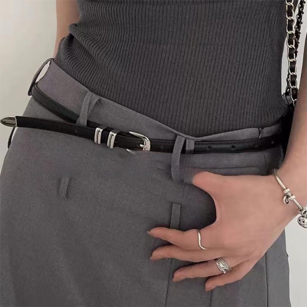 Adjustable Women's Belt Korean Style Jeans Waist Band Fashion Y2k Waist Belt  Trouser Decoration