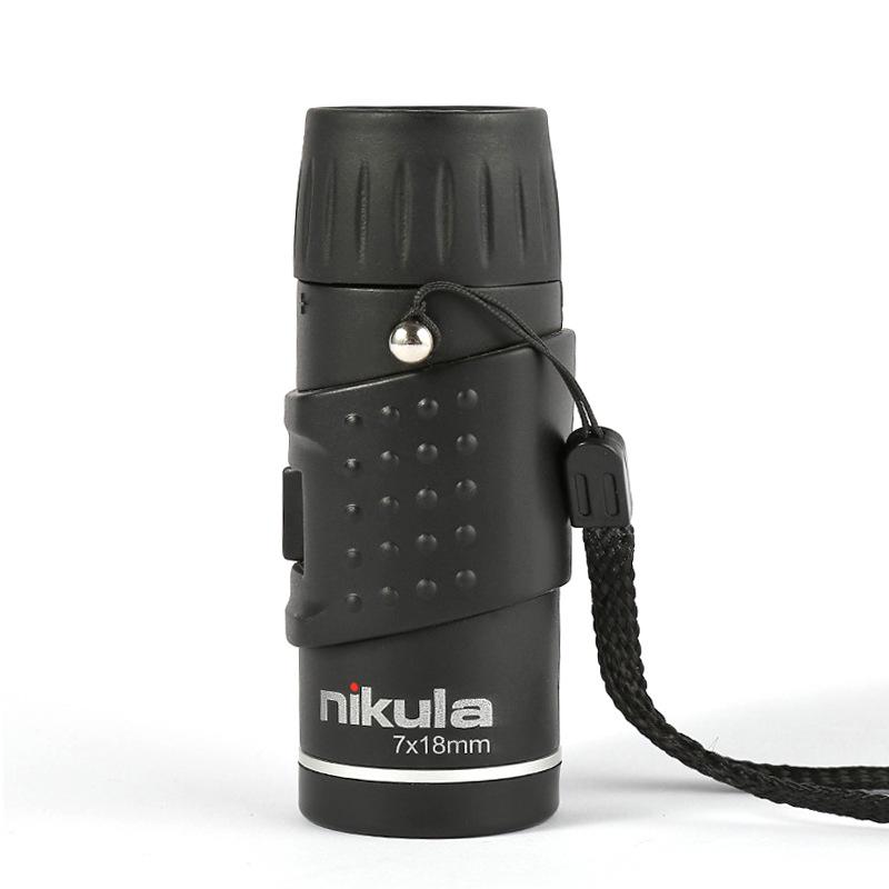 Nikula 7x18 Tragbares Monokular-Teleskop mit Nachtsicht bei schwachem Licht