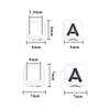 50-100pcs/lot Acrylic Letter Beads Square Alphabet Beads Loose Spacer Beads For Jewelry Making DIY Bracelet Necklace Accessories