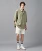 COMSPACE1980 Back Slit Trendy Shirt_Khaki
