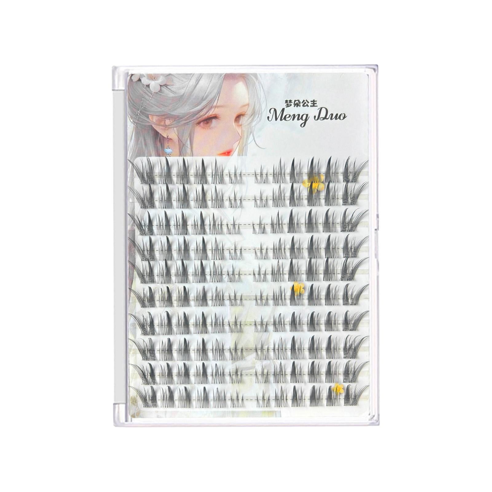 False Eyelashes With Transparent Bands Design For Foxes Eye Look Natural False Lashes For Daily And Theme Makeup