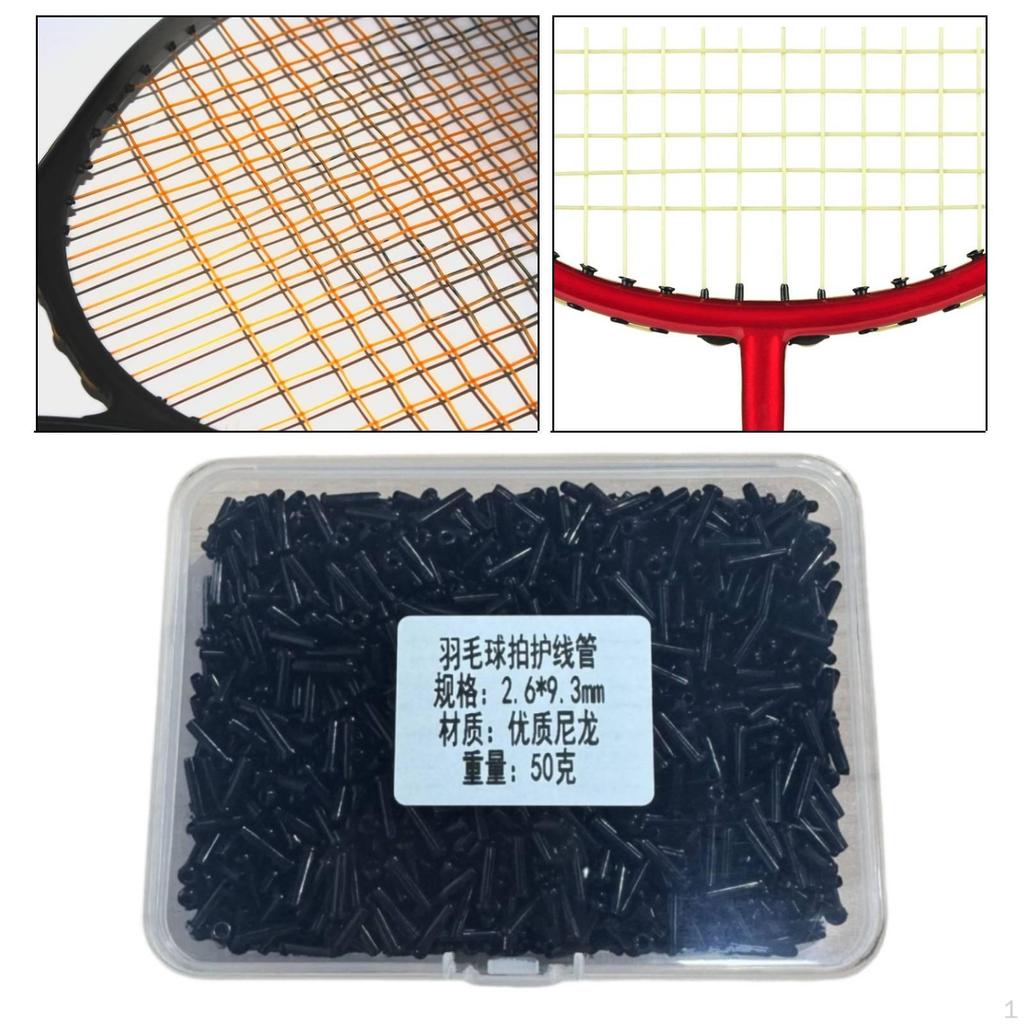 Badminton Grommet String Protector for Racket Maintenance Portable with Storage Box