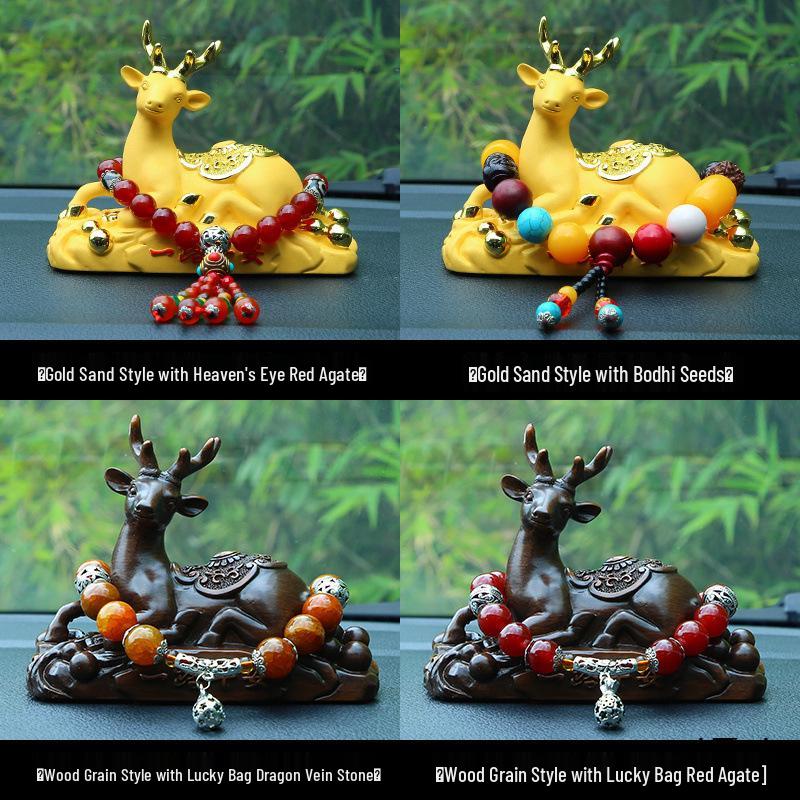 High-End Deer Car Ornament: Unisex Perfume for Center Console Decoration