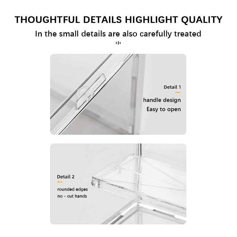 Perfume Storage Box Large Capacity Transparent Makeup Storage Box Multi-functional Desktop Organizer
