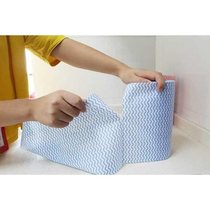 Dishcloth,3 Rolls Cleaning Cloth Non-Woven Fabric, Roll of Cloth, Reusable Non-Woven Cleaning Cloth