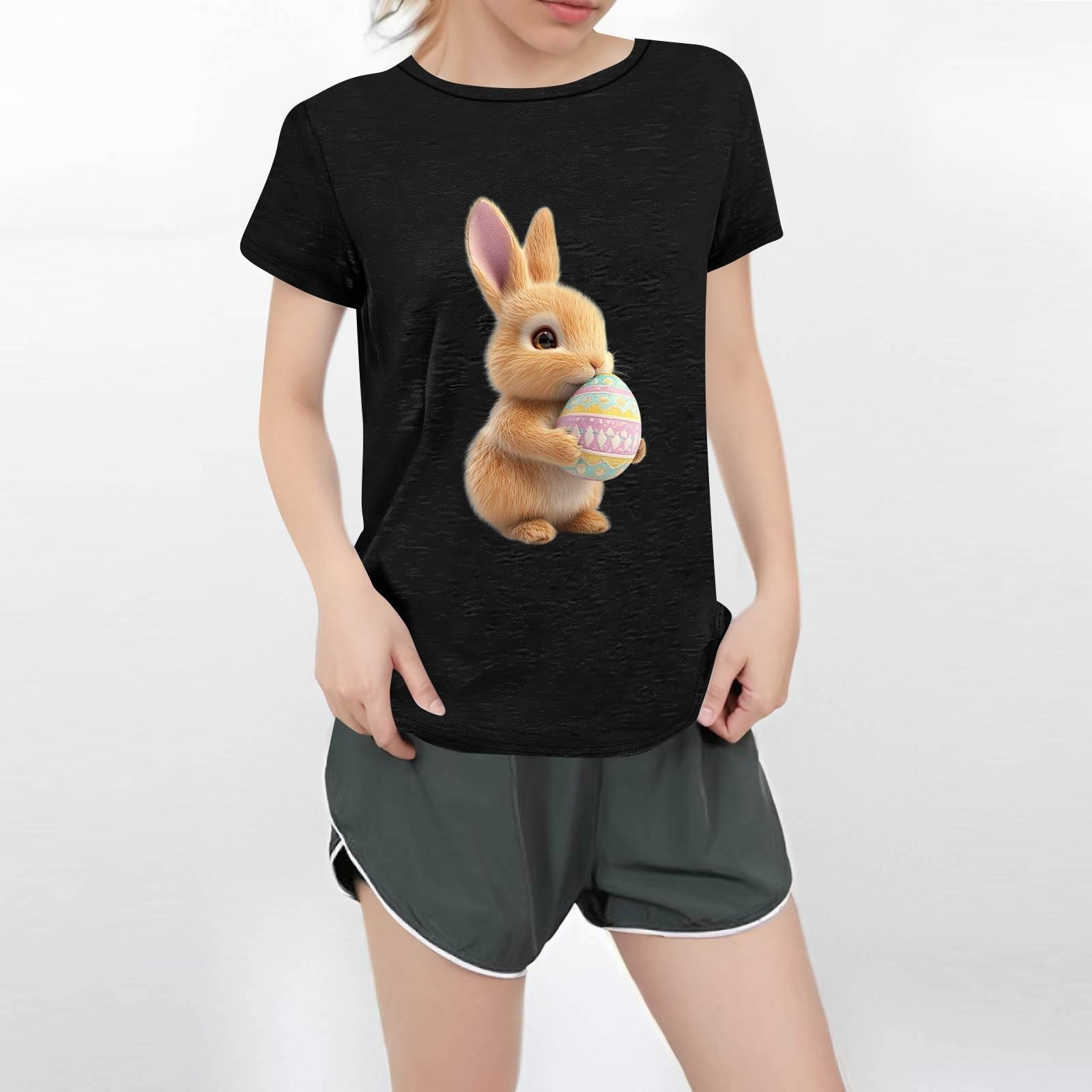 

Женская повседневная футболка с круглым вырезом и короткими рукавами с принтом XXXL чёрный