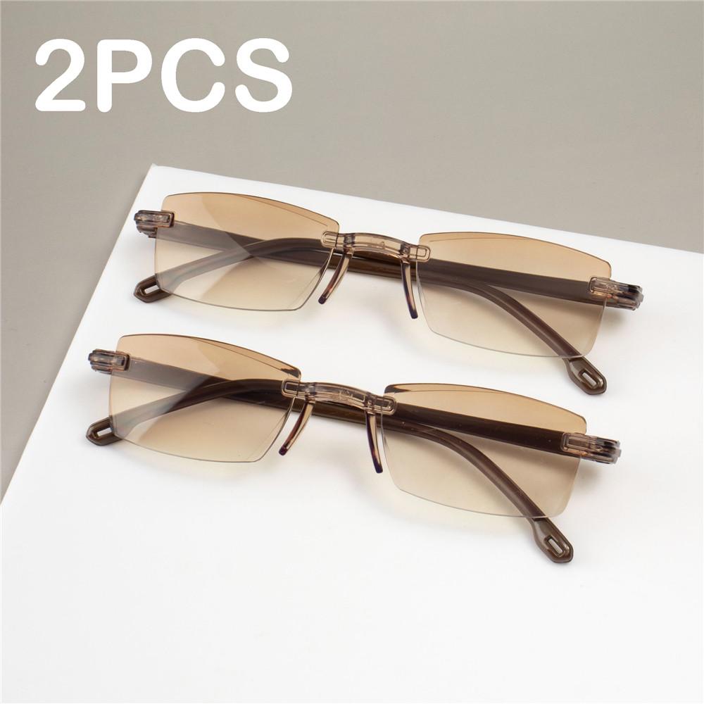 

2PCS Men s Reading Glasses Glasses With Automatic Adjustment Lens Dimming Glasse Women Anti-blue Light +1.0-+4.0 Reading Mirror C1