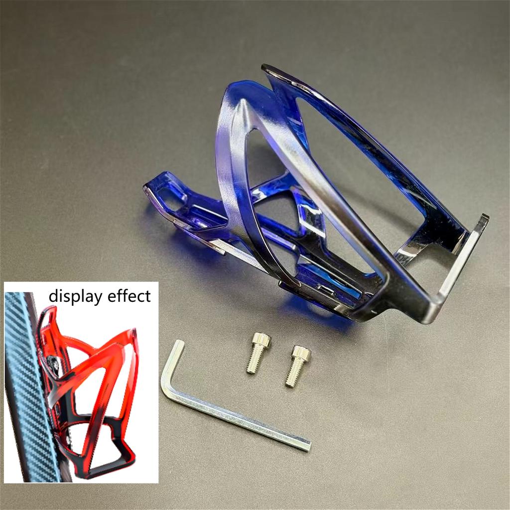 Lightweight Bike Bottle Holder Outdoor Portable Water Kettle Cage MTB Road Bicycle Cup Holder with Installation Screws and Tool 6