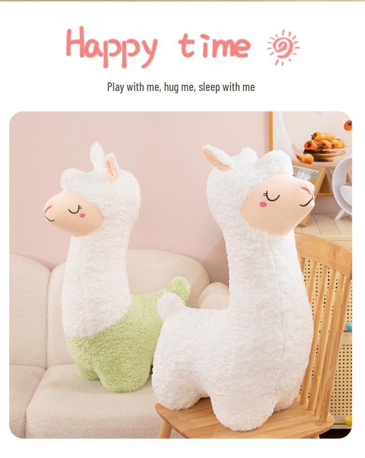 Adorable Alpaca Plush Pillow Toy – Perfect for Bedtime or Birthday Gifts for Girls