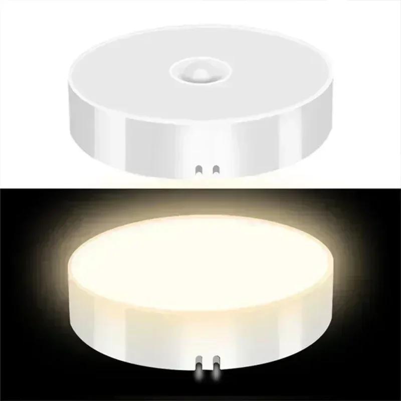 1PC Rechargeable Lamp Stairs for Kitchen Cabinets USB Wireless Wardrobe Light PIR Motion Sensor Light