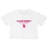 AWESOMEUS (23Ss) Black Rabbit Crop Short Sleeve T-Shirt White