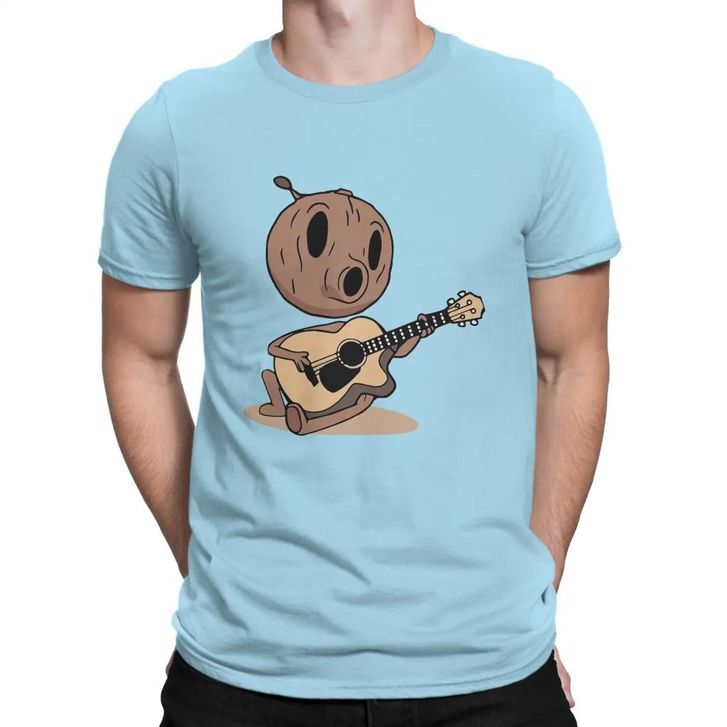 Music Guitar Hip Hop TShirt H-Hilda Cartoon Leisure T Shirt Summer Stuff For Adult