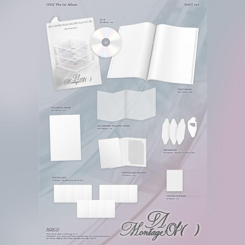 Viviz The 1st Album ‘A Montage of ( )’ (VIVID / DAYZ Ver.)