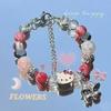 Cute Cat Beaded Elastic Rope Bracelet For Women Cute Personality Fashionable Niche Elegant Exquisite And Jewelry