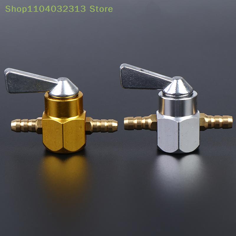 Universal 6mm Motorcycle Inline Fuel Valve Petcock On-Off Switch Motocross Carburetor Accessories for Scooter