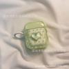 Milk yellow milk green polka dot three-dimensional love is suitable for AirPods1 protective case, new Pro1 Apple earphone case pro1.