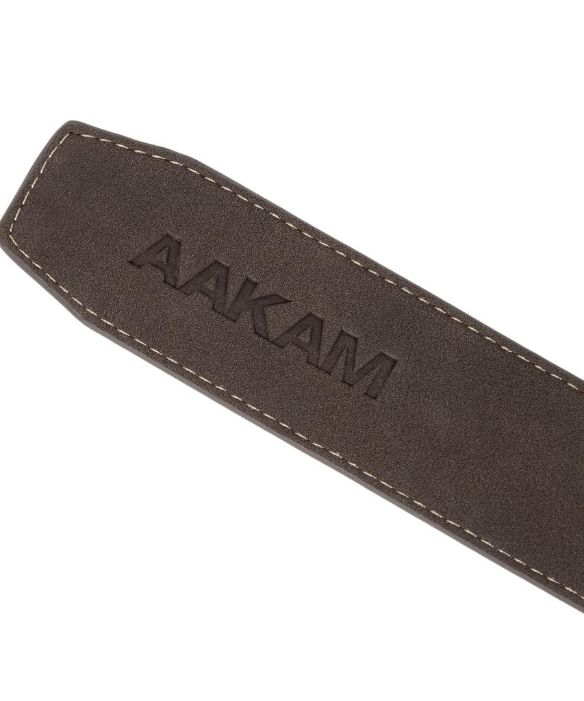 AAKAM Needlework Studded Belt (Brown)