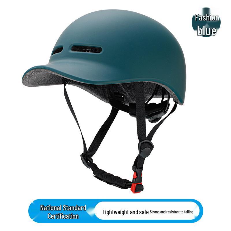 Oddychający kask rowerowy zewnętrzny ze zintegrowanym formowanym daszkiem