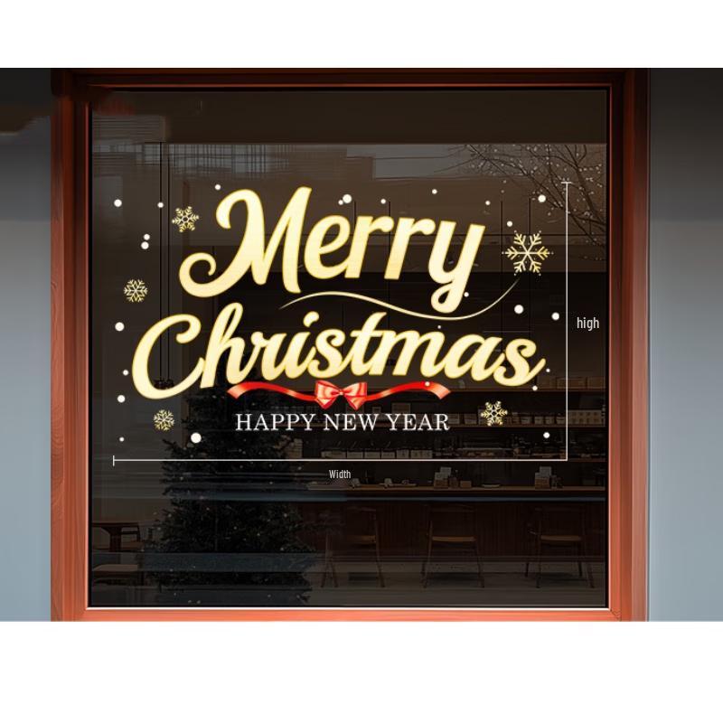 Christmas Electrostatic Window Sticker