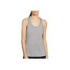 Nike Yoga Split Hem Breathable Knit Tank Top Women Tops Gray CQ8827-073
