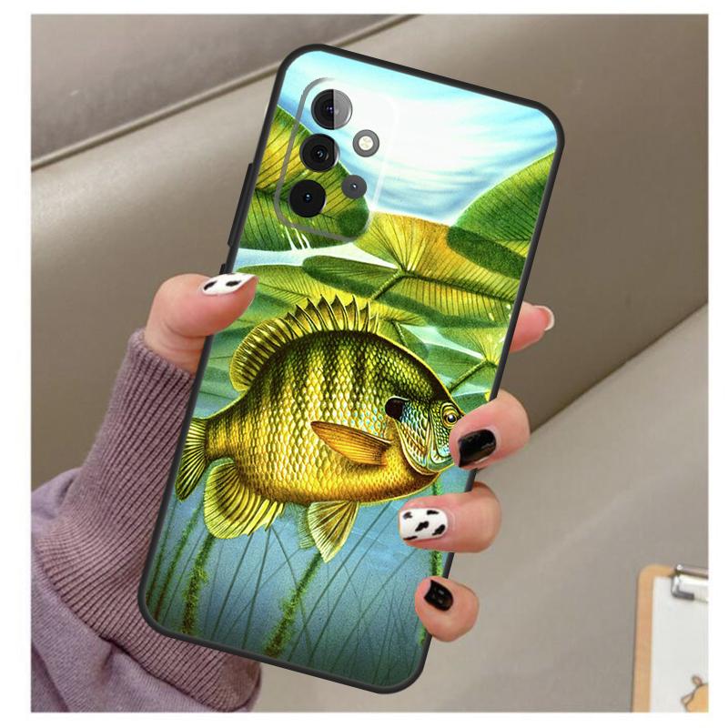 Fish Fishing Case For Samsung Galaxy A34 A54 A14 A06 A16 A26 A36 A56 A12 A32 A52 A13 A33 A53 A15 A35 A55