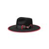 Factory Direct Sales Hot-Selling Bow Webbing Decorative Wool Top Hat Versatile Men'S And Women'S Pure Wool Felt Hat