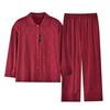 Modal Women's Long Sleeve Cardigan and Pants Pajama Set - Autumn Casual Style