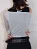MEENDERI 2Way Sheer Layered Top - Black