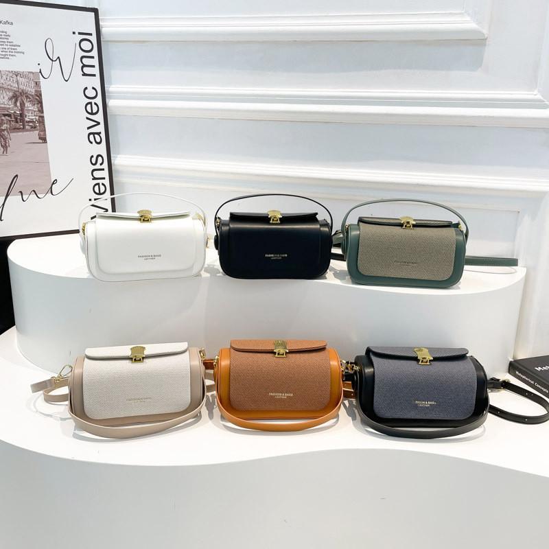Color Solid Vintage Bags Inspired Pu Small Handbag Lock Compartment Use Daily